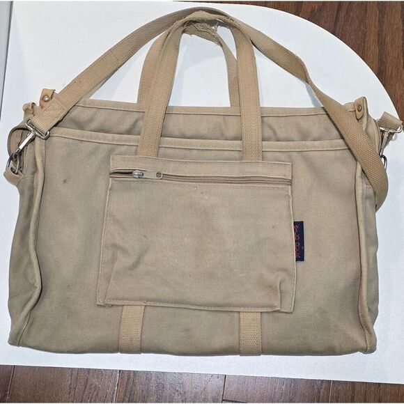 Vintage Wild Duck Canvas Shoulder/Hand Bag laptop bag office briefcase - Picture 7 of 9